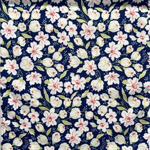 2 yds Moda Fig Tree Coney Island 100% Cotton Quilt Fabric Buttercups- Midnight
